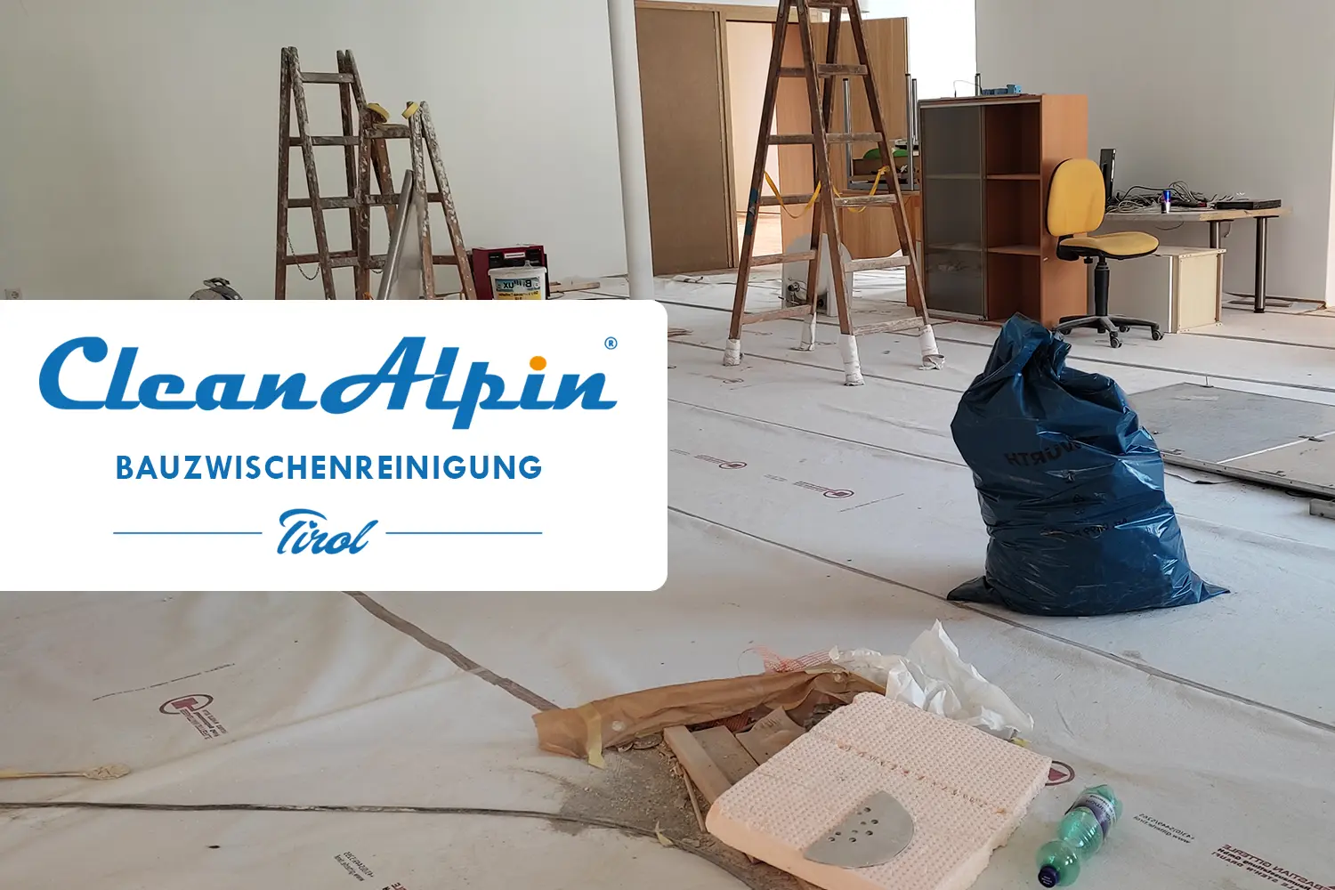 Professionelle Bauzwischenreinigung in Tirol Bauzwischenreinigung in Tirol durch CleanAlpin