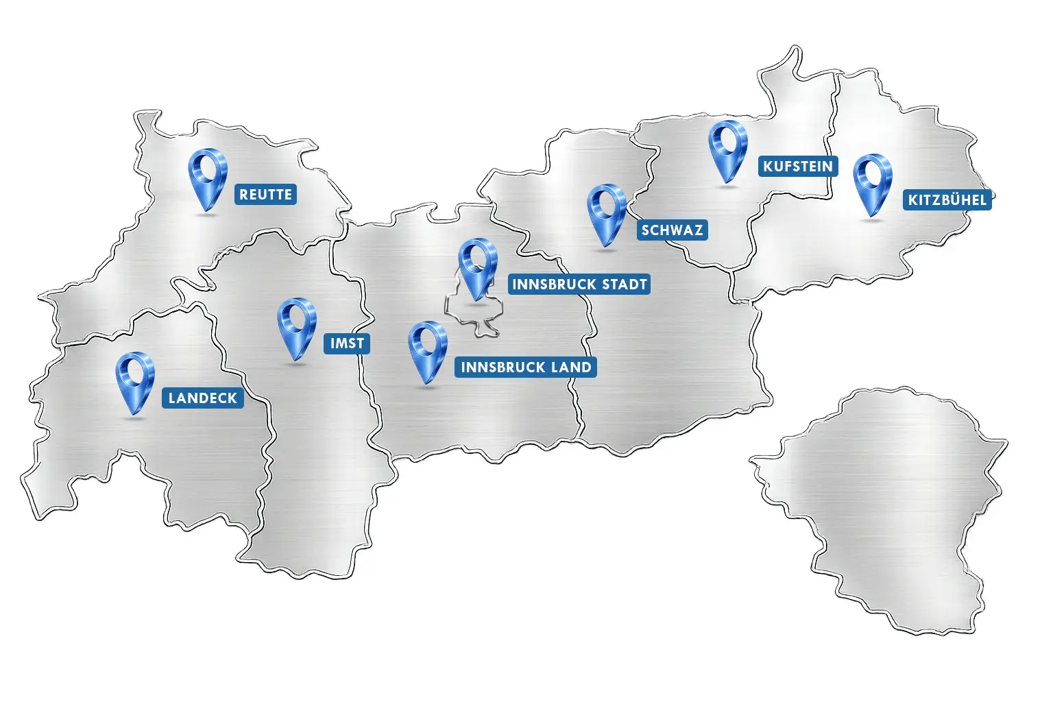 CleanAlpin bietet professionelle Reinigung im Tiroler Oberland sowie Tiroler Unterland an. Einsatzgebiet von CleanAlpin in Tirol Oberland und Tirol Unterland